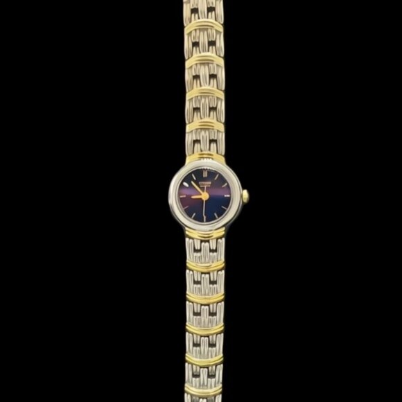 Citizen Vintage Quartz Ladies Analog Watch in Royal Blue, Silver and Gold - Picture 1 of 6